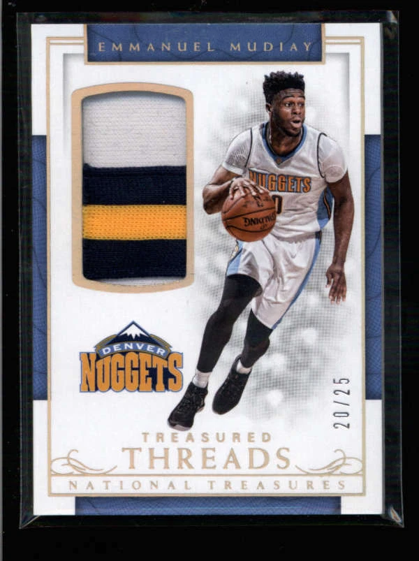 EMMANUEL MUDIAY 2016/17 TESOROS NACIONALES PARCHE 3 COLORES #20/25 AH6468 Foto 1 de 1