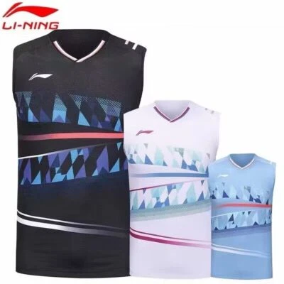2024 New Li-Ning Men's sports Tops Tennis Clothes badminton sleeveless T-Shirts - Image 1 of 4