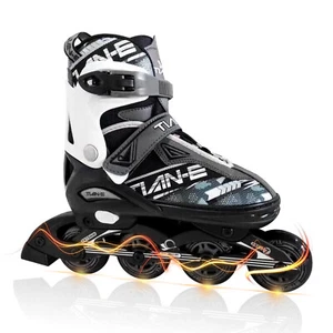 Inline Skates 4 in 1 Verstellbar Rollschuhe Schlittschuhe für Outdoor und Indoor - Bild 1 von 6