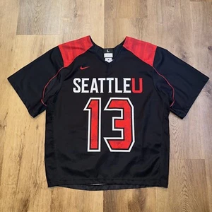Seattle Redhawks Jersey Lacrosse Nike Team Issue Player LAX University Men Large - Picture 1 of 10