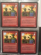 Orcish Settlers (4X) Weatherlight Vintage MTG Playset Magic The Gathering 1997