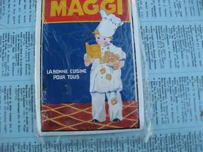 Plaque en tole en forme de cp  MAGGI  ENFANT - Photo 1/2