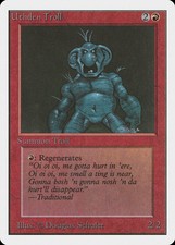 Uthden Troll Unlimited NM Red Uncommon MAGIC THE GATHERING MTG CARD ABUGames