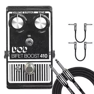 Digitech DOD Bifet Boost 410 Boost Buffer Effect Pedal With Cables - Picture 1 of 16