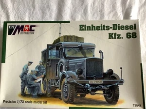 MAC 72047 1:72 WWII Unità Diesel KFz.68 (EE08-25R3/4) - Foto 1 di 3