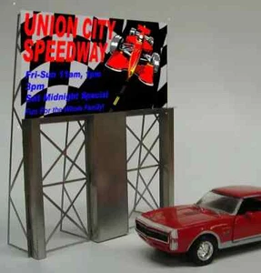 SEÑAL ANIMADA DE CARRETERA UNION CITY SPEEDWAY ESCALA O - ¡LUCES, PARPADEOS, MÁS! ¡SUPER! - Imagen 1 de 1