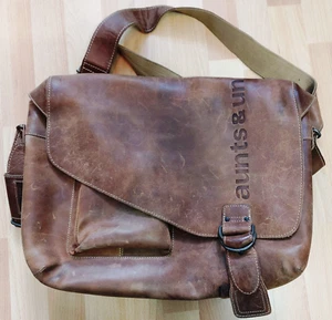 Leder Tasche Aktentasche aunts & uncles Big Judd braun - Bild 1 von 5