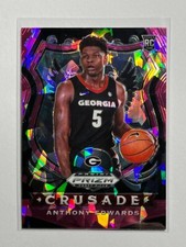 2020 Prizm Draft Picks Anthony Edwards Crusade Pink Cracked Ice Rookie RC #81