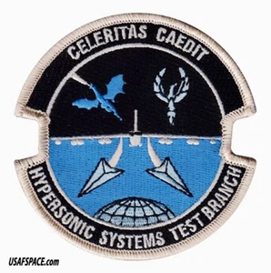 USAF HYPERSONIC SYSTEMS TEST BRANCH -CTF-DOD-Edwards AFB, CA- PATCH VEL ORIGINALE - Foto 1 di 3