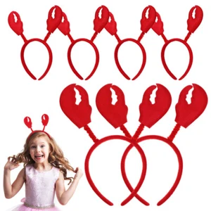 6 Pcs Lobster Headband Miss Child Crab Headbands Costume Accessories - Picture 1 of 11