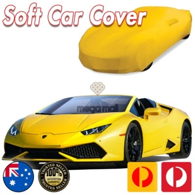 Cubierta de coche de exhibición para Lamborghini amarillo Foto 1 de 4