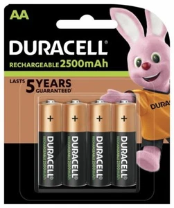 Duracell Power Baterie Accus AA Mignon 2500 mAh Akumulatorki NOWE MHD 2027 - Zdjęcie 1 z 7