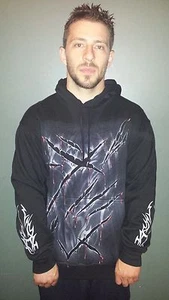 SPIRAL DIRECT HOODIE/PULLOVER/SWEATSHIRT-SLASHER-2/SEITIG-GOTHIC/ROCK/METAL** - Bild 1 von 2