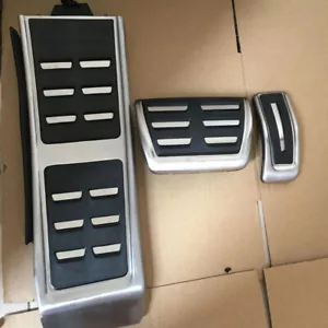 FOR 2009-2016 AUDI S4 S5 S6 S7 B8 C7 PEDAL SET FOOTREST GAS BRAKE PEDAL COVERS - Picture 1 of 5