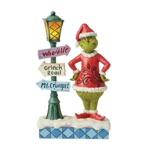 Jim Shore Grinch by Lit Lamppost 6012699 - Picture 1 of 2