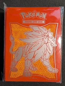65 Ct Sun & Moon ETB Solgaleo Pokemon Card Sleeves New Sealed - Picture 1 of 2