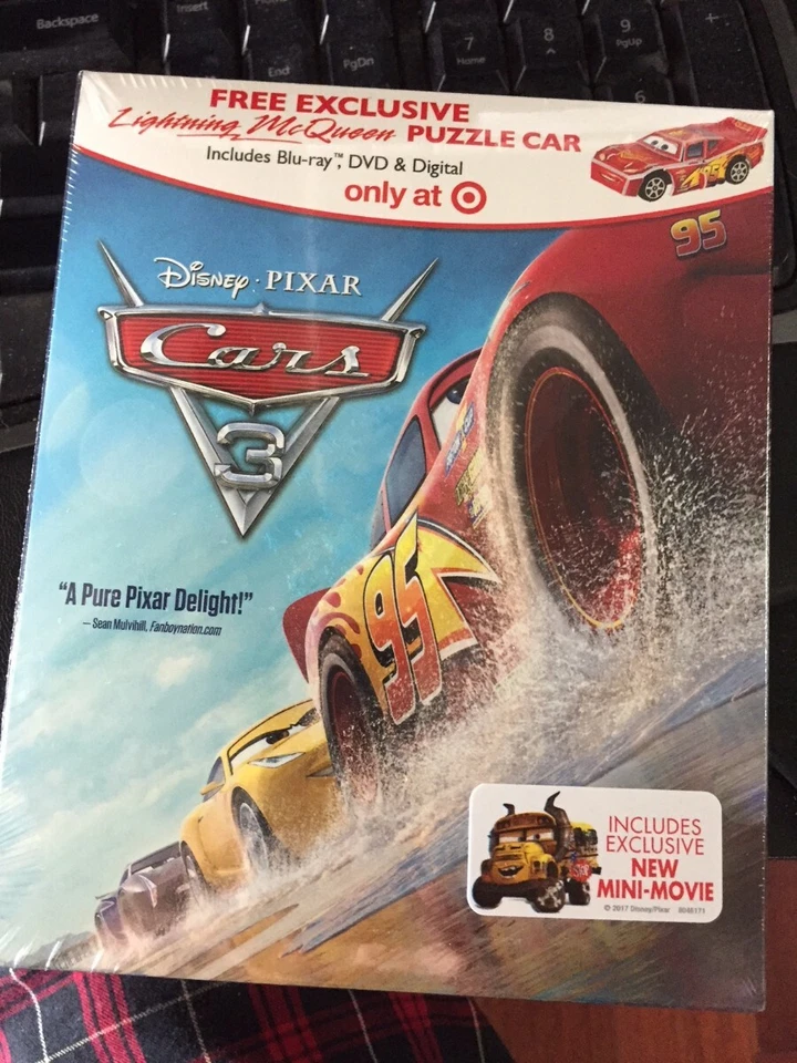 CARS 3 LMTED TARGET EXCL BLU-RAY, DVD & DIGITAL & Lightning McQueen Puzzle Car - Image 1 of 1