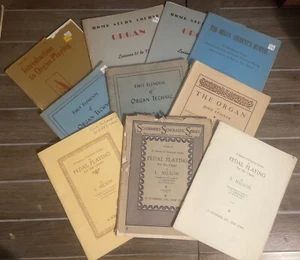 Vintage Lot Of 9 Organ Hymnal Sheet Music Books- Christian Early 1900s - Picture 1 of 24