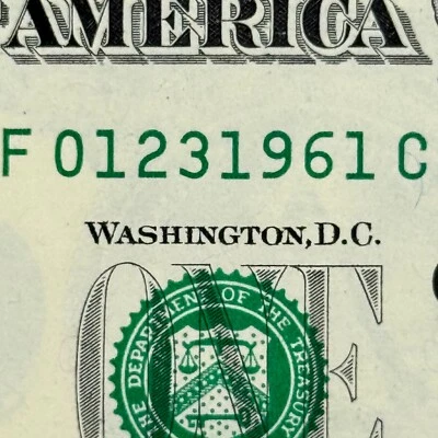 January 23rd 1961 Dollar Jan 23 1961 Birthday Gift Dollar Number Uncirculated $1 - Image 1 of 3