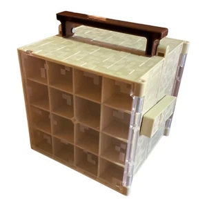 2016 Mojang Minecraft mini figura de coleccionista estuche de almacenamiento solo cubo - Imagen 1 de 9