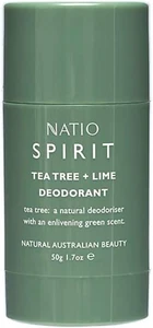 Australia Spirit Tea Tree + Lime Deodorant 50G - Unisex Natural Deodorant Stick - Picture 1 of 6