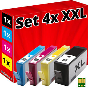 4x Stampante Cartucce per HP-364 deskjet 3070A 3520 3522 3524 Officejet 4620