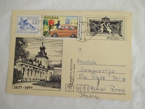 ENTIER POSTAL + COMPLÉMENTS POLOGNE > AQUI TERME ITALIE 1981 - Picture 1 of 5