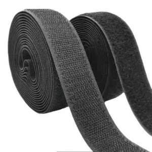 Aufnähen Klettstreifen Band schwarz Nylon zum Nähen Kleidung & Stoff Basteln - Bild 1 von 7