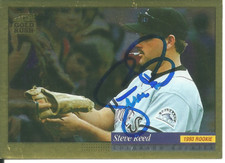 Steve Reed  Colorado Rockies Personally Autographed  Card