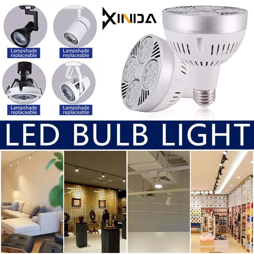 Light E27 super bright Restaurant LED Bulb 35W spotlight lamp PAR30 home studio - Image 1 of 4