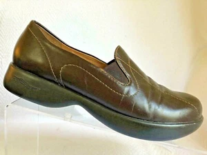 Dansko Brown Leather Comfort Clog Loafer Shoes Womens 37 US 6.5-7 Casual Brazil - Bild 1 von 11