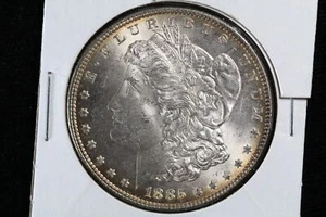 1885 Morgan Dollar BU 3AOJ - Picture 1 of 4