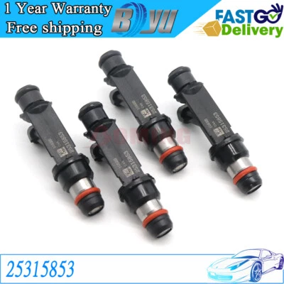 Inyectores de combustible nuevos 4 piezas 25315853 para Chevrolet Aveo 2004-2006 1,6 L L4 96386780 Foto 1 de 4