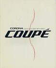 Toyota Corona Coupe 1988 Japanese Market JDM Sales Brochure 1800 2000