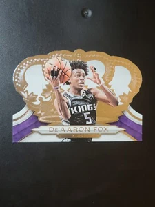 2018-19 Panini Crown Royale #57 De'Aaron Fox Kings* - Picture 1 of 2