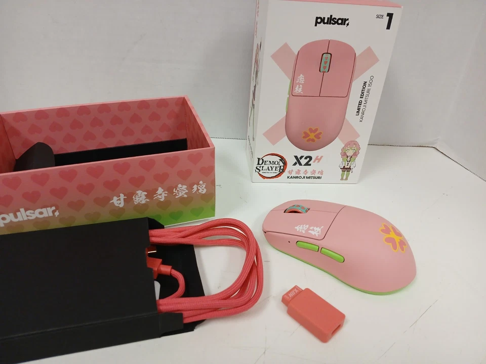 Pulsar X2H Demon Slayer Kanroji Mitsuri Wireless Gaming Mouse - Size 1 Mini #1 - Image 1 of 4