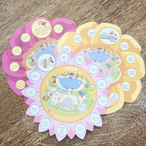 2021, 2022, 2024 Disney EPCOT Flower Garden Spike's Pollen Nation Schnitzelkarte - Bild 1 von 1