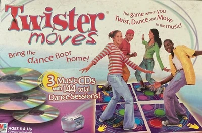 Twister Moves Game 3 CDs Aaron & Nick Carter Remix 2003 New Sealed - Image 1 of 2