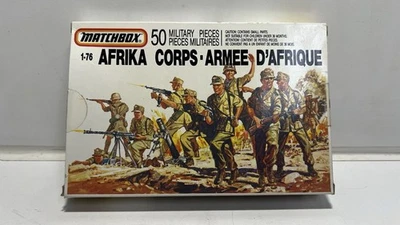 Vintage Matchbox WWII Afrika Corps 1:76 Plastic Model Kit 40904 50 pieces. OpenB - Image 1 of 4
