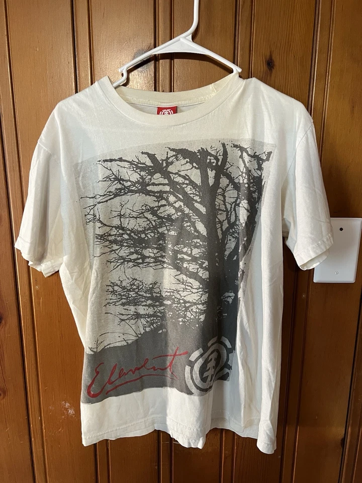 Camiseta Element Tree Gráfica y2k Patinador Streetwear Mediana Foto 1 de 3