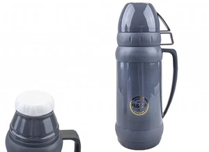 THERMOS Flask Glass Vacuum Insulated Thermal Hot Cold Drink 1.8L B&Co - Picture 1 of 1