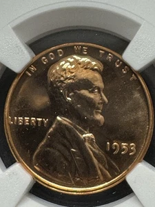 1953 Proof Lincoln Cent, NGC PR66RD, Free Shipping - Picture 1 of 3