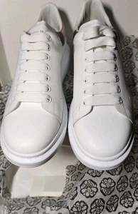 Alexander McQueen Men's Oversized Platform Sneakers 43 EU/ 10 US White... - Picture 1 of 6