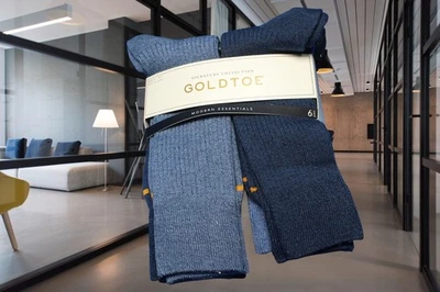 Paquete de 6 calcetines informales GOLDTOE para hombre talla 6-12,5 nuevos Foto 1 de 4