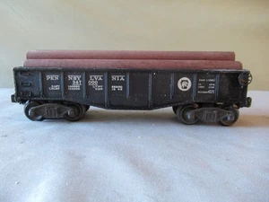 Lionel 2452 schwarze Pennsylvania Gondel mit Holzladung - Bild 1 von 7