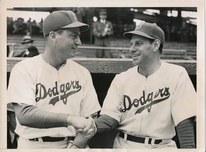 Brooklyn Dodger Type I photo Leo Durocher, Billy Herman by Barney Stein - Picture 1 of 2