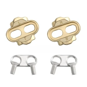 Bicycle Pedal Shoe Clips Alloy Locking Pieces Fits Most Clipless Pedal Systems - Picture 1 of 12