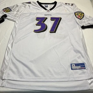 Camiseta Reebok Deion Sanders Baltimore Ravens blanca para hombre 56 - Imagen 1 de 10