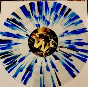 From Death to Destiny by Asking Alexandria (Record, 2023) Clear & Blue Jay Splat - Imagen 1 de 4