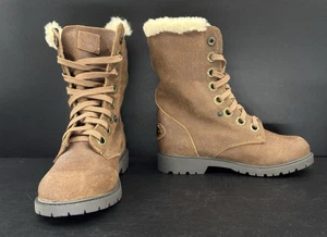 Bearpaw Women's Kayla Lace-Up Boot Cognac Size 9 #BPW0082 - Picture 1 of 13